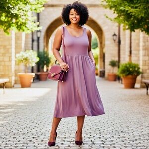Penningtons Lavender Maxi Dress